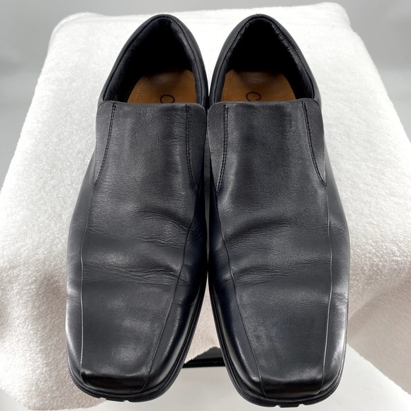 Cole Haan Men\'s Black Slip-On Square Toe Dress Loafers Size 10.5 main image 13